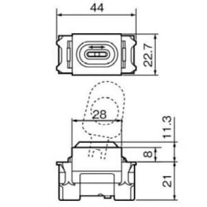 パナソニック フルカラースイッチ 埋込キースイッチC 3路 15A 300V AC フルカラースイッチ 埋込キースイッチC 3路 15A 300V AC WN5092 画像2