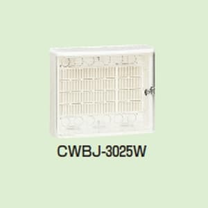 未来工業 情報ウオルボックス 屋内用 透明カバータイプ 白 CWBJ-3025W