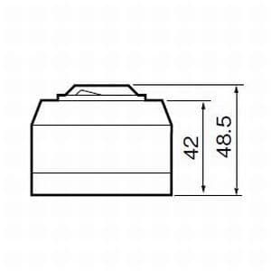 パナソニック 防雨露出スイッチB 片切 15A 300V 防雨露出スイッチB 片切 15A 300V WS4021 画像3