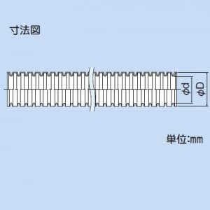 因幡電工 サヤパイプ 給水用 ブルー 呼び径20 外径42mm 近似内径34mm 全長30m サヤパイプ 給水用 ブルー 呼び径20 外径42mm 近似内径34mm 全長30m IS-36-B 画像3