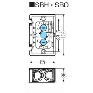 SBO_set (未来工業)｜スライドボックス(未来工業製)｜電気配管｜電材堂