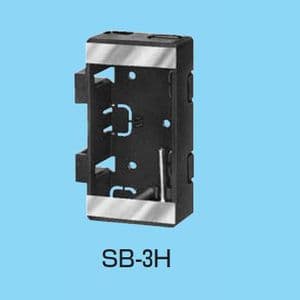 未来工業 【限定特価】スライドボックス ホテル用 3コ用 取付ピッチ83.5mm用 SB-3H