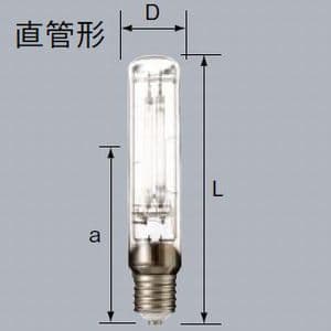 【生産完了品】高効率形高圧ナトリウムランプ 《ハイルックス・W・L》 直管形 110W E39口金 NHT110TW・L