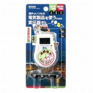 ヤザワ 【在庫限り】海外用変圧器 全世界対応 トランス式 定格容量:30/25W HTD130240V3025W