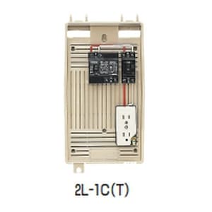 屋外電力用仮設ボックス 漏電しゃ断器・分岐ブレーカ・コンセント内蔵 ELB組込品 2L-1CT