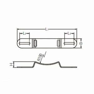 未来工業 ポールバンド金具 バンド巾:20mm迄 ポールバンド金具 バンド巾:20mm迄 POB-3FT 画像3