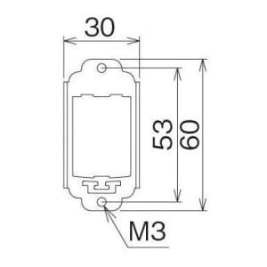 明工社 ML機器用取付金具 (取付穴 M3) ML機器用取付金具 (取付穴 M3) ML1536T14 画像2