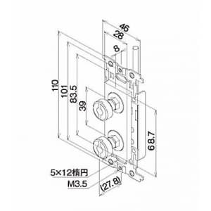 明工社 ML医用接地端子 赤 ML医用接地端子 赤 ML1415R 画像2