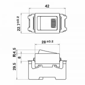 明工社 MLオフライトスイッチ 3路 15A 100V用  ML1313W 画像2