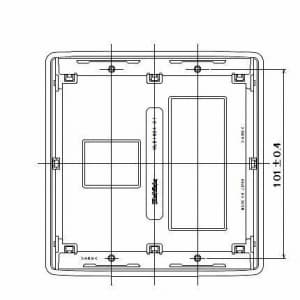 明工社 MLエレガントプレート 4コ用 (3+1)  MLE1024-31 画像2