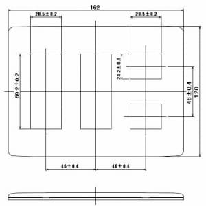 明工社 【生産完了品】MLエレガントプレート 8コ用 MLD1038