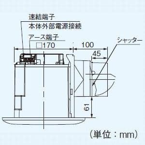 FY-17CD7V (パナソニック)｜パナソニック製｜換気扇｜電材堂【公式】