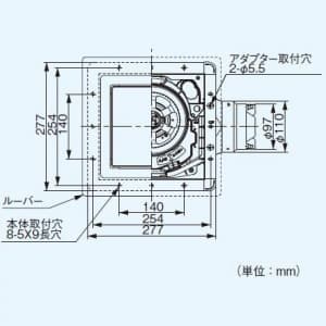 FY-24FP7 (パナソニック)｜パナソニック製｜換気扇｜電材堂【公式】