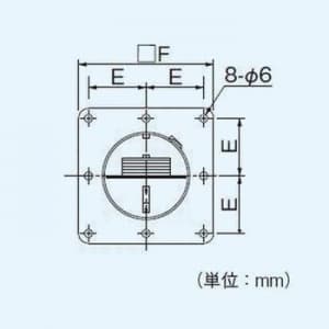 パナソニック 防火ダンパー 点検口付 温度ヒューズ120℃ φ100用 防火ダンパー 点検口付 温度ヒューズ120℃ φ100用 FY-DBB06 画像2