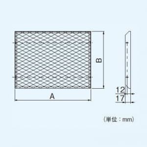 パナソニック 一般・台所・事務所・居室用換気扇 専用部材 着脱網 防鳥網 30cm用 アルミ製 一般・台所・事務所・居室用換気扇 専用部材 着脱網 防鳥網 30cm用 アルミ製 FY-NSA30 画像2