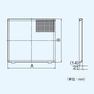 パナソニック 一般・台所・事務所・居室用換気扇 専用部材 着脱網 防虫網 25cm用 ステンレス製 一般・台所・事務所・居室用換気扇 専用部材 着脱網 防虫網 25cm用 ステンレス製 FY-NEX25 画像2