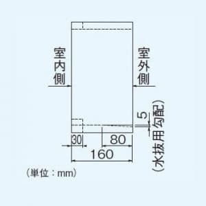 パナソニック 一般・台所・事務所・居室用換気扇 専用部材 不燃枠 20cm用 組立式 一般・台所・事務所・居室用換気扇 専用部材 不燃枠 20cm用 組立式 FY-KYA202 画像3