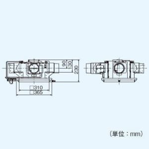 パナソニック 中間ダクトファン 1〜3室用 残置運転機能付 電動気密シャッター1個付 樹脂製 中間ダクトファン 1〜3室用 残置運転機能付 電動気密シャッター1個付 樹脂製 FY-18DPC1ST 画像2