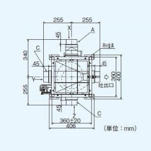 パナソニック 中間ダクトファン 1〜3室用 残置運転機能付 電動気密シャッター1個付 樹脂製 中間ダクトファン 1〜3室用 残置運転機能付 電動気密シャッター1個付 樹脂製 FY-18DPC1ST 画像3