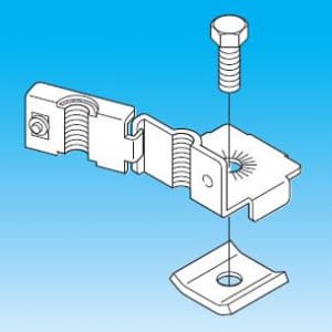 因幡電工 【生産完了品】中間吊り金具 配管支持金具 SCC-1