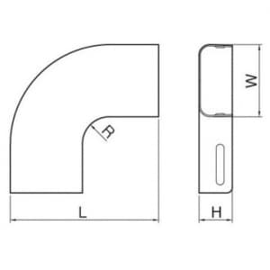 マサル工業 【お買い得品 10個セット】マガリ A型 ミルキーホワイト 《メタルエフモール 付属品》 ◇◆お買い得品 10個セット◆◇マガリ A型 ミルキーホワイト 《メタルエフモール 付属品》 MFMM13_set 画像3