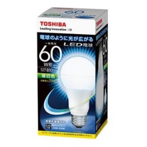 LDA8N-G/60W (東芝)｜60W形相当(全光束810lm以上)｜LED電球｜電材堂