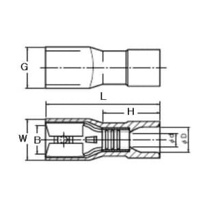 TMEDN480520-FA-BCL (ニチフ)｜差込形接続端子｜電気材料・消耗材