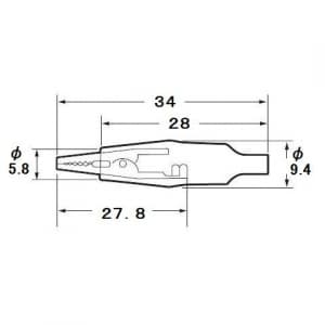 ジェフコム ミノムシクリップ 赤 小 電流容量:1A 5個入 ミノムシクリップ 赤 小 電流容量:1A 5個入 EM-MCR-S 画像2