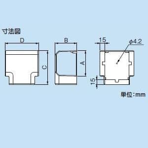 因幡電工 スリムダクトMD T型ジョイント 分岐用 85タイプ ネオホワイト スリムダクトMD T型ジョイント 分岐用 85タイプ ネオホワイト MT-85 画像3