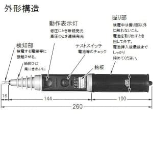 HSF-7 (長谷川電機工業)｜検電器・チェッカー｜工具・作業用品｜電材堂