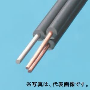 伸興電線 【生産完了品】鋼心入屋外線 0.65mm 200m巻 灰色 TOV-SS1.2×0.65×1P×200m