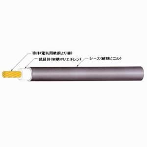 東日京三電線 【生産完了品】ソーラーケーブル 600V 耐熱ビニルシースケーブル 3.5㎟ 205m巻 黒 【生産完了品】ソーラーケーブル 600V 耐熱ビニルシースケーブル 3.5㎟ 205m巻 黒 H-CV3.5SQ×205mクロ