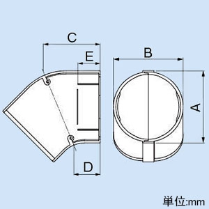 因幡電工 【限定特価】コーナー45°曲がり 90サイズ 配管化粧カバー ビル設備用 《スリムダクトPD》 コーナー45°曲がり 90サイズ 配管化粧カバー ビル設備用 《スリムダクトPD》 PDF-90-I 画像3