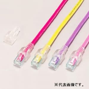 エスケイ工機 RJ-45 プラグブーツ 赤 100個入 BT-8Fφ6アカ