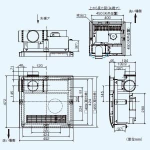 三菱 バス乾燥・暖房・換気システム セパレートタイプ 電源電圧:100V バス乾燥・暖房・換気システム セパレートタイプ 電源電圧:100V WD-121BZMD5 画像2