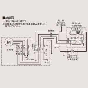 V-604KSW8-BL (三菱)｜ブース形(深形) 標準タイプ BL認定品｜換気扇