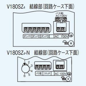 三菱 【受注生産品】エアフロー環気システム 天井排気タイプ サニタリー換気ユニット DCブラシレスモーター 耐湿タイプ 定風量制御タイプ 【受注生産品】エアフロー環気システム 天井排気タイプ サニタリー換気ユニット DCブラシレスモーター 耐湿タイプ 定風量制御タイプ V-180SZ5 画像4