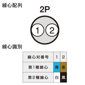 富士電線 先行配線型 埋込対燃 電話線 0.65mm 2P 200m巻 先行配線型 埋込対燃 電話線 0.65mm 2P 200m巻 FCT-U0.65mm×2P×200m 画像3