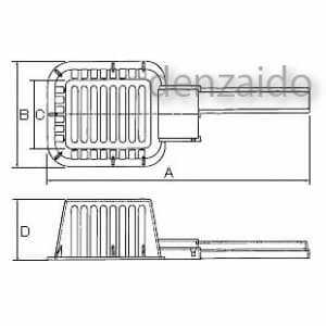 桃陽電線 室外機置台 フリーベース 330mm〜450mm対応 ケース特価120個セット(室外機30台分) 室外機置台 フリーベース 330mm〜450mm対応 ケース特価120個セット(室外機30台分) SFB_set 画像3