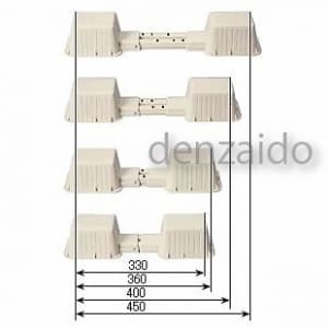 桃陽電線 室外機置台 フリーベース 330mm〜450mm対応 ケース特価120個セット(室外機30台分) 室外機置台 フリーベース 330mm〜450mm対応 ケース特価120個セット(室外機30台分) SFB_set 画像4