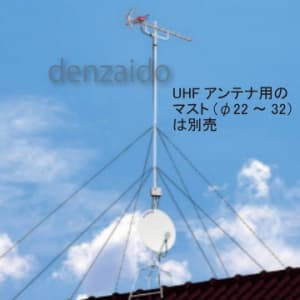 マスプロ アンテナ両用ルーフベース 屋根馬 UHF・BS(CS) 50cm以下用 RB43LS