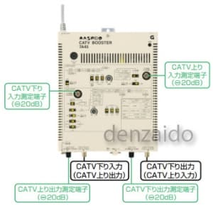 マスプロ 【生産完了品】CATVブースター 45dB型 7A45