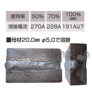 【生産完了品】インバータ直流溶接機 単相200V専用 溶接電流270A デジタル表示 DIGITAL-270A