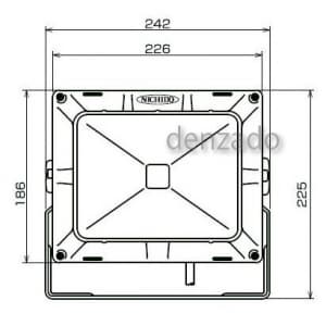 LEN-30D-ES-DB (日動工業)｜固定式｜業務用照明器具｜電材堂【公式】