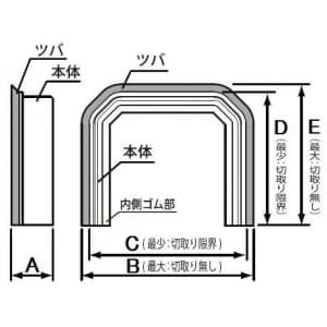 因幡電工 端末カバー 85タイプ ネオホワイト 《スリムダクトMD》 端末カバー 85タイプ ネオホワイト 《スリムダクトMD》 MS-85 画像2