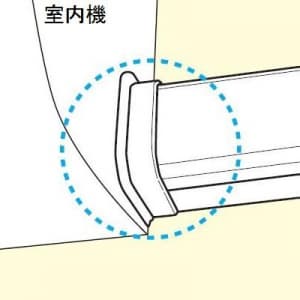 因幡電工 端末カバー 85タイプ ネオホワイト 《スリムダクトMD》 端末カバー 85タイプ ネオホワイト 《スリムダクトMD》 MS-85 画像3