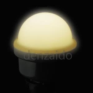 ジェフコム 【在庫限り】LEDサイン球 屋外用 散光タイプ ウォームホワイト 口金E26[clearance sell] P18SW-E2601-L
