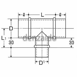 バクマ工業 T管 呼び径150×100 T管 呼び径150×100 SPD-T150×100 画像2