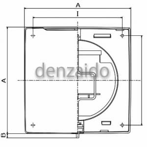 バクマ工業 樹脂製差圧式レジスター 自然給気用 壁面取付用 標準型 キッチン用 ホワイト 樹脂製差圧式レジスター 自然給気用 壁面取付用 標準型 キッチン用 ホワイト RES-150J-WH 画像2