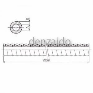 バクマ工業 【生産完了品】断熱ドレンホース φ25×20m 断熱ドレンホース φ25×20m DDH-25 画像3